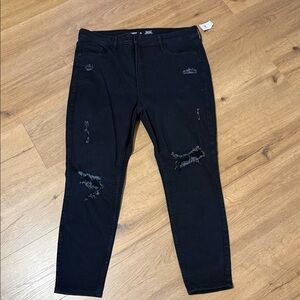 Old Navy Black Rockstar Jeans